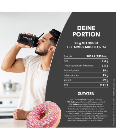 Best Body Nutrition Gourmet Pro Protein - Birthday Donut Flavor Premium 4-Component Protein Shake 500g Can International Shipping - Buy Online on GoSupps.com