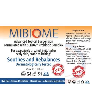 HNC Natural Psoriasis Relief & Fast Eczema Treatment | 50ml | Soothing Irritated & Scaling Skin - Compatible with MiBiome - Buy Online on GoSupps.com