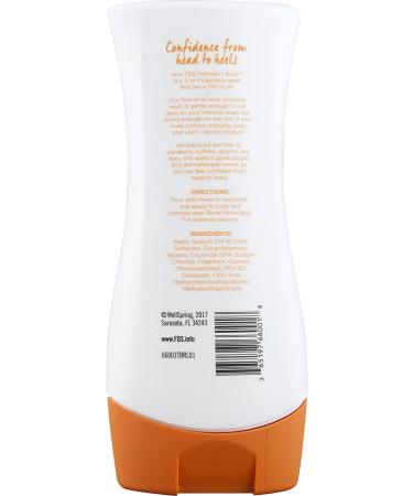 FDS Feminine Hygiene Wash Tangerine Blossom 10oz - Gentle Cleansing, pH Balanced Formula (1 Pack) - Buy Online on GoSupps.com