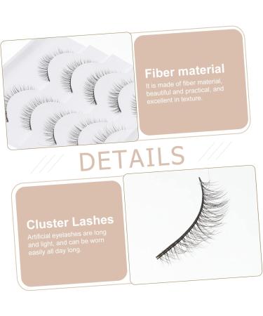 Beavorty 10 Pairs Short False Eyelashes Natural Mascara Pesta as Natural Women Fake Lashes Miss Extend Manual 1 count (Pack of 1) Black 2x2pcs - Buy Online on GoSupps.com