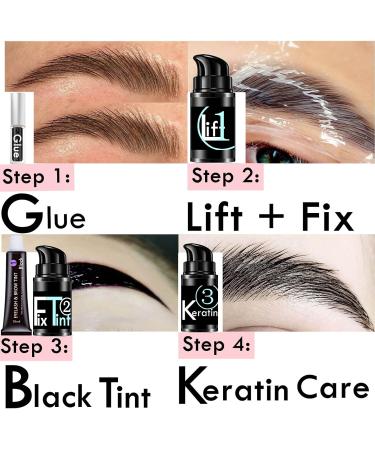 Lash Lift & Brow Lamination 2-in-1 Kit | DIY Eyelash & Eyebrow Perm for Salon or Home | Voluminous Results Lasting 6 Weeks - Buy Online on GoSupps.com