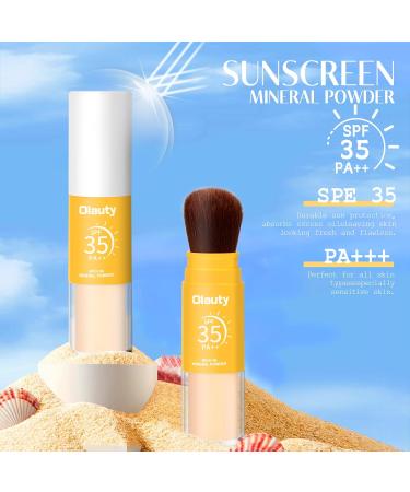 Mineral Sunscreen Setting Powder SPF 35 - Translucent Oil Control Matte Loose Powder for Face | Lightweight & Breathable (02# Medium) - Shop Internationally - Buy Online on GoSupps.com