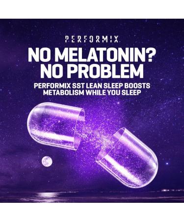 PERFORMIX - SST Support Lean Sleep - Herbal Sleep Aid Supplement - Gentle Nighttime Support - Calming Formula - 60 Veggie Capsules for Adults 60 Count (Pack of 1) - Buy Online on GoSupps.com