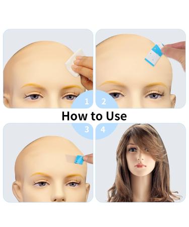 Buy WLLHYF 36 Pieces Double-Sided Wig Tape | Clear Waterproof Adhesive for Lace Wigs Toupees & Hair Extensions - Fast International Shipping - Buy Online on GoSupps.com