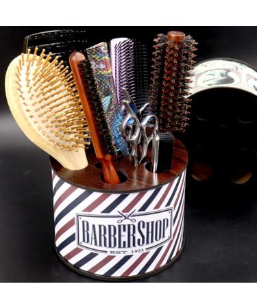 4-Piece Shear Base Cylinder Scissor Holder Set - Colorful Plastic Storage Case for Hairdressing & Makeup - 14.7x10.5cm - Buy Online on GoSupps.com