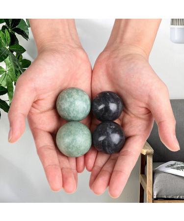 Buy Ipetboom Baoding Balls - Marble Pattern Natural Stone Hand Exercise & Massage Balls for Health & Tension Relief - Buy Online on GoSupps.com