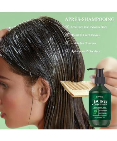 Coffret Shampoing et Apr s-Shampoing L'arbre Th Antifongique Apaise les D mangeaisons et Les Pellicules Pr vient la Chute des Cheveux Lot de 3 Pi ces pour Hommes et Femmes 200ml*2+30ml - Buy Online on GoSupps.com