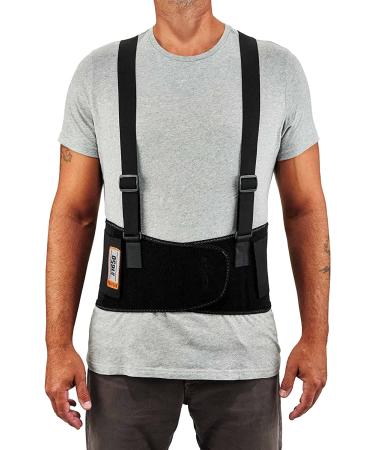 Ergodyne ProFlex 1650 Back Support Belt  7.5" Elastic  Adjustable  Removeable Straps  Large Large (Pack of 1) - Buy Online on GoSupps.com