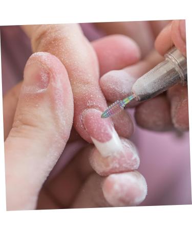 Acrylic Nails Acrylic Drill Bits Manicure Drill Bit Nail Salon Tool Nail Drill Bit Nail Bits for Women Exfoliating Nail Clippers Pusher Grinding Head Women's Nail Flakes Plastic 5.4x1.2cm Colorful - Buy Online on GoSupps.com