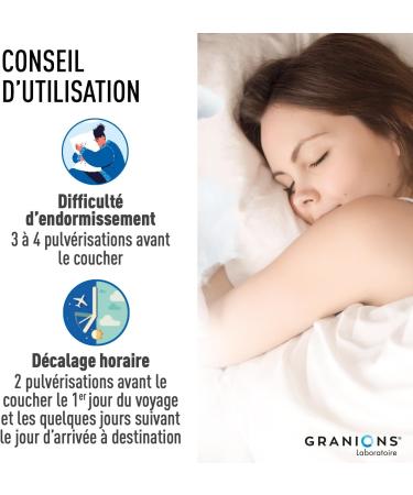 GRANIONS | Spray Sommeil Flash Melatonine 1 9 mg - Melatonine + Passiflore + Pavot de Californie - Dormir Rapidement - Complement Alimentaire Sommeil Adulte - Spray M latonine - Ar me Caramel Spray melatonine - Buy Online on GoSupps.com