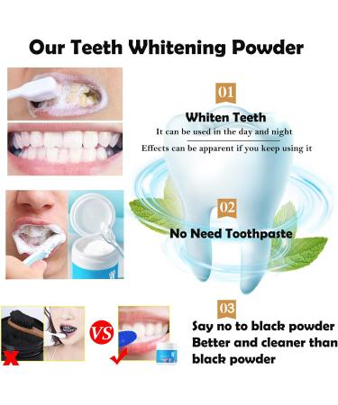 Baking Soda Teeth Whitening Powder Brighten Smile, Remove Yellow Stains, Freshen Breath - Buy Online on GoSupps.com