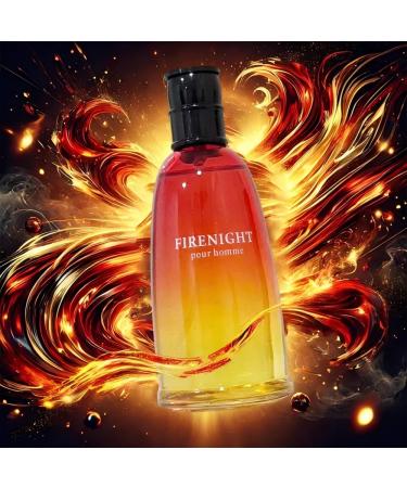 King&Fire Night Men Cologne Set Eau De Parfum Spray For Men Fruity Notes Enriched By A Strong Woody Based Fragance Ideal for Day Wear - 3.4 Fl Oz - Buy Online on GoSupps.com