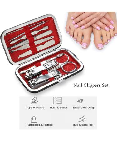 Nail Manicure Kit Silver Colour Nail Manicure set Nail Clipper Trimmer Set for Home Salon - Buy Online on GoSupps.com