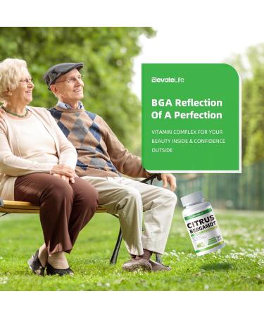 ElevateLife Citrus Bergamot 1400mg 120 Capsules  - Buy Online on GoSupps.com