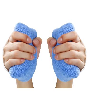 REAQER Hand Contracture Cushion Palm Grip with Elastic Band Sweat-Resistant Rehab Hand Cone for Patient Rehab-2 Pack 2-PCS