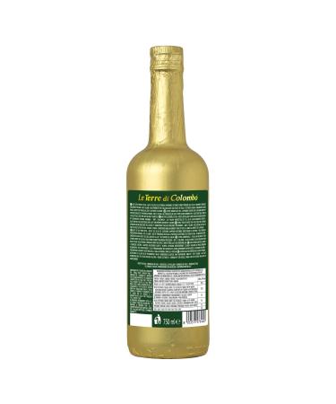 Le Terre di Colombo 100% Italian Extra Virgin Olive Oil - Gold-Coated Bottle 0.75L | Premium Quality International Shipping - Buy Online on GoSupps.com