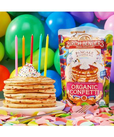 Birch Benders Organic Confetti Pancake & Waffle Mix - 3 Pack (14oz Each), 42 Oz - Buy Online on GoSupps.com