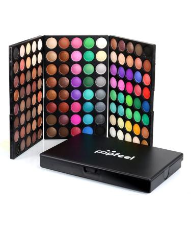 Jojomis Shimmer & Matte Eyeshadows Eye Shadow Makeup Palette Multicolor Eyes Cosmetic Powder Long Lasting 120 Colors - Buy Online on GoSupps.com