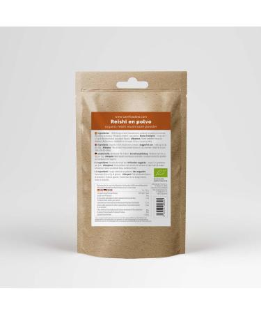 Carefood - Organic Pure Reishi Powder - 100% Organic Superfood Suitable for Vegans - Easy to Mix and Improve Sleep Quality - 125g - Buy Online on GoSupps.com
