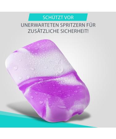 Patchinga Silicone Protective Cover for Freestyle Libre 1 2 & 3 | Shockproof Anti-Slip Scratch-Resistant | 9 Colors Available - Purple Dream - Buy Online on GoSupps.com