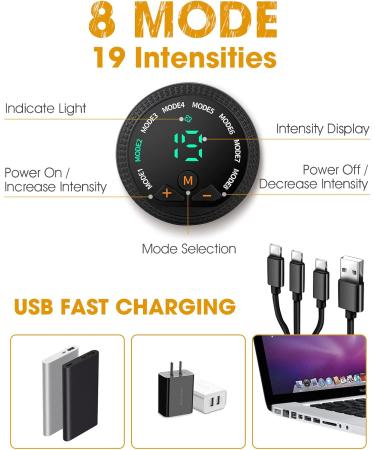 GROSBEAK EMS Muscle Stimulator ABS Trainer - Orange - Buy Online on GoSupps.com