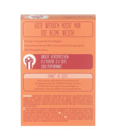 Foamie Solid Shower Gel with Papaya & Oat Milk | Vegan Plastic-Free & Silicone-Free | Massage Effect for Intensive Care (80g Pack of 2) - Buy Online on GoSupps.com