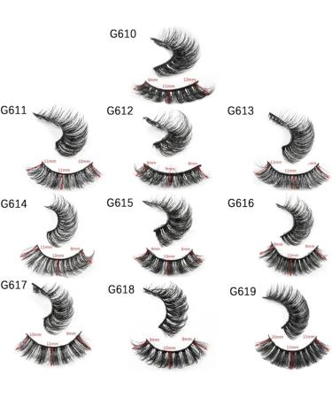 UAMOU Mink Lashes Bulk 5 Pair Natural Long Faux Cils Cilios Mink 3D False EyeLashes Makeup Fluffy Eye Lashes maquillaje Cheerfully (Color : G617CS Size : 30 BOXES (150 pairs)) - Buy Online on GoSupps.com