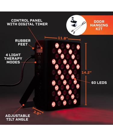 LifePro Infrared Light Therapy Device - 660nm & 850nm Red & Invisible Near Red Light Therapy Panel for Fast Recovery, Skin Health & Anti-Aging - Professional-Grade LED Technology - Buy Online on GoSupps.com