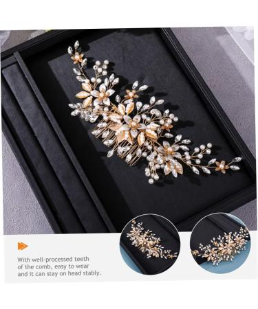 FOYTOKI Headgear Bridal Hair Decor Wedding Headdress Bride Wedding Hair Comb Wedding Headpiece Bridal Headpieces for Wedding Bride Hair Comb Bridal Hair Comb Wedding Hair Accessories - Buy Online on GoSupps.com
