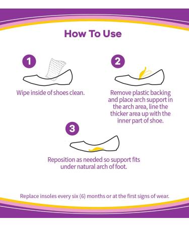 Dr. Scholl's Stylish Step Hidden Arch Support for Flats - One Size Fits All - Buy Online on GoSupps.com