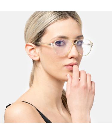 HERLING Winslow Blue Light Glasses - BlueBlock Acetate Crystal Lenses for Eye Protection - Buy Online on GoSupps.com