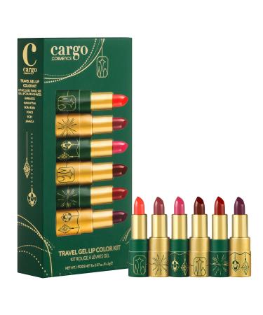 Cargo Travel Gel Lipcolor Kit 0.07 Ounce (Pack of 6)