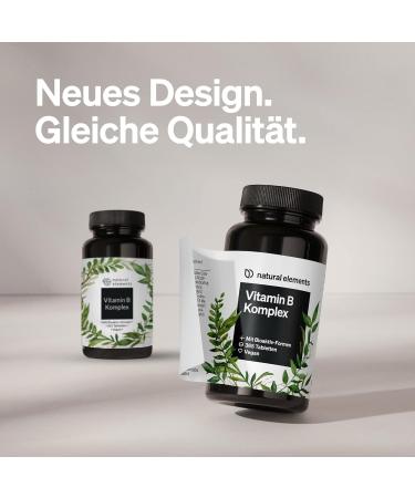 Vitamin B Complex 365 Tablets - Vegan High Dose with Quatrefolic & Bioactive Forms - 12 Months Supply - Buy Online on GoSupps.com