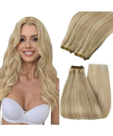 Youngsee Real Hair Tress to Take Confessing Blond Gold Blond Gold Blond With Blond Hair Gresses Real Hair 45cm Weaving Extensions Real Hair Weft Extensions Real Hair Double Tessen Remy #16/22 - Buy Online on GoSupps.com