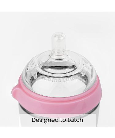 Comotomo Baby Bottle Pink 5oz - 2 Pack | BPA-Free, Easy to Clean - Buy Online on GoSupps.com