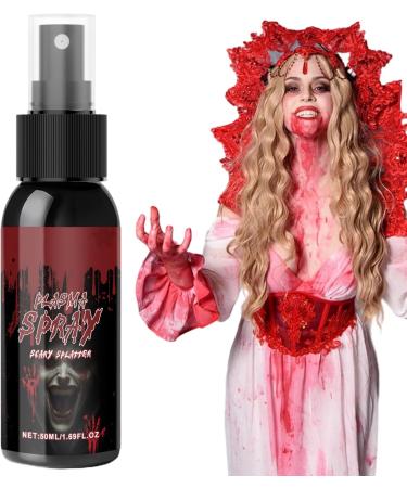  Ceprznvey Artificial Blood for Halloween Washable Artificial Blood Makeup for Halloween Parties | 50ml Body Paint for Costume Face Makeup Clothing Zombie Vampire Fancy Dress for Adults - Buy Online on GoSupps.com