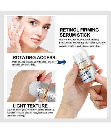 Advanced Retinol Firming Serum Stick Retinol Face Stick Visibly Tight and Firm Wrinkles Nourishing Anti-aging Repair Cream Smooth Tighten & Firm Face Neck - Buy Online on GoSupps.com