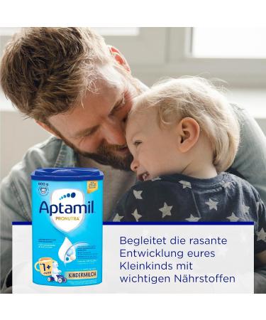 APTAMIL Children's Milk 1+ | Nutrient-Rich Formula for Growing Kids | 800g - No Palm Oil - 42 Portions of 130ml - International Shipping Available - Buy Online on GoSupps.com