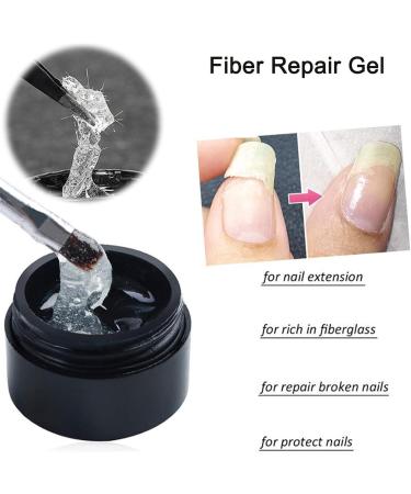 Analoguey Nail Repair Gel - Nail Repair Protection Gel Cracked Nails Instant Cracked Nail Repair Gel for Broken Nails Nail Repair Kit for Split Natural Nail or Damaged Nails Easy Fill in & Fix (#1) - Buy Online on GoSupps.com