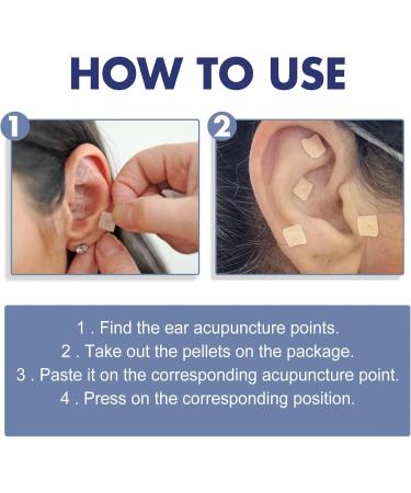 Buy Ear Acupuncture Stickers & Ear Seed Kits for Facial Reflex Massage | Acupressure Set for Pain Relief - Buy Online on GoSupps.com