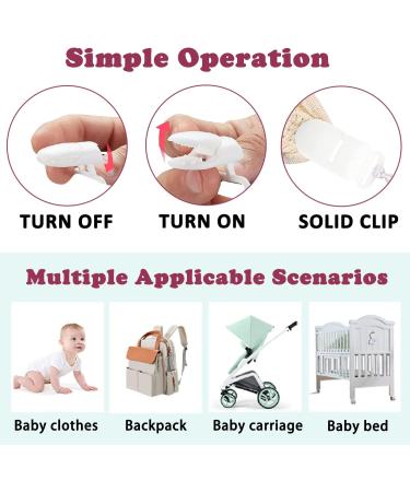 Flow fire Silicone Dummy Clip for Girl and Boys 2Pcs Baby Dummy Clips Fit All Soothers and Dummies Purple 2PCS - Buy Online on GoSupps.com