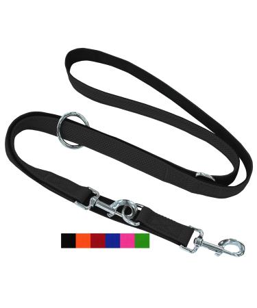 Dey - Premium Hundeleine Air Mesh 2m |3 -way adjustable |For small medium -sized and large dogs |Many colors |Doubleein dog cat |Tow leash |Fire leash |Puppy leash |Black XS XS/S - 1.5 x 200 cm black - Buy Online on GoSupps.com