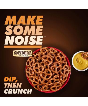 Snyder's of Hanover Mini Pretzels - 3.49 Oz, 64 Count, Pack of 8 - Crunchy Snack Treats - Buy Online on GoSupps.com