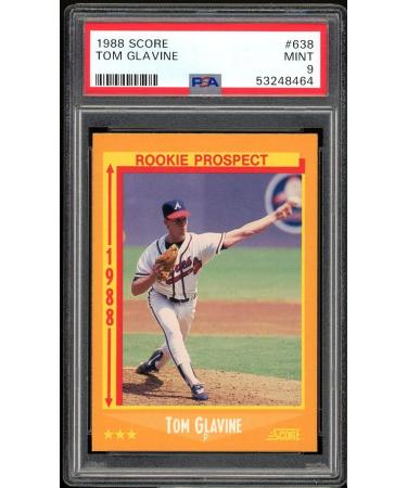 Tom Glavine Rookie Card 1988 Score #638 PSA 9