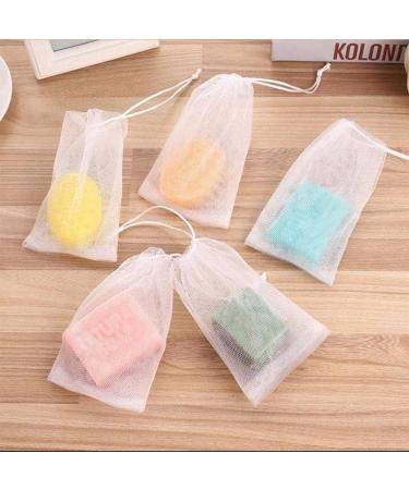 Wicemoon Soap Mesh Bag Foaming Net Double Layer Bubble Foam Net Soap Blister Mesh Sponge Soap Storage Pouch Bathroom Accessories - Buy Online on GoSupps.com