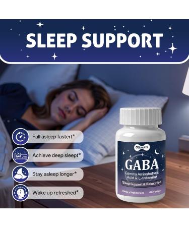 Oopeatol GABA 750mg with L-Theanine & Magnesium | Natural Supplement for Relieve The Pressure, Relaxation & Calm Focus | 60 Veggie Capsules - Buy Online on GoSupps.com