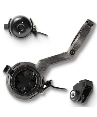 Closethegap RACEDAY SL Karbon Bicycle computer bracket - bicycle handlebar holder for 31.8 mm steering steering stem compatible with adapter with GoPro Garmin Wahoo Bryton light bicycle accessories