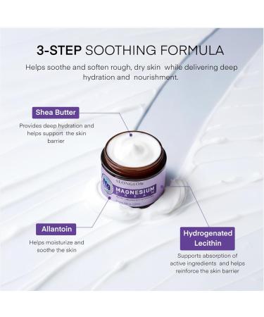 Magnesium Cream for Sleep & Leg Cramps: Fast-Absorbing Lotion with Lavender & Shea Butter, promotes relaxation for kids and adults, 4.06 Fl Oz Made in Korea Lavender 4 Fl Oz (Pack of 1) - Buy Online on GoSupps.com