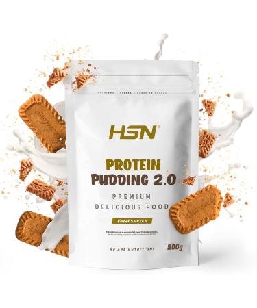  HSN HSN Protein Pudding 2.0 | Speculoos 500g 13 servings per pack | High-protein gluten-free and vegan pudding | Ideal low-calorie dessert or snack with no added sugar - Buy Online on GoSupps.com