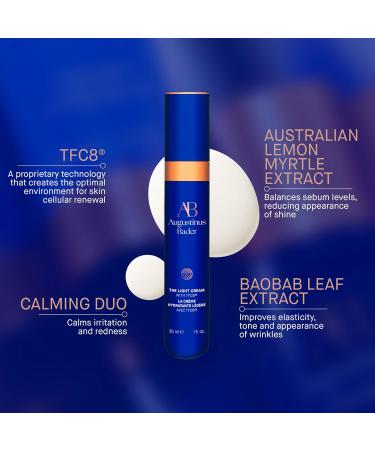 Augustinus Bader The Light Cream Luxury Mattifying Lightweight Face Cream Hydrating & Balancing Moisturizer Reduces Shine Refines Pores & Smooths Texture 50 ml / 1.7 fl oz - Buy Online on GoSupps.com